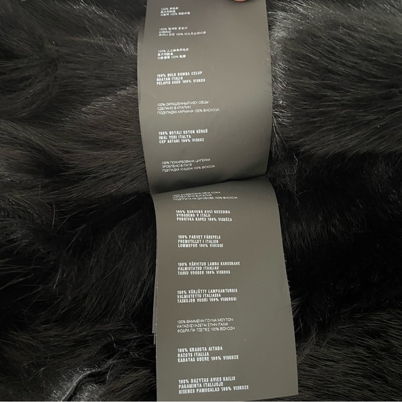 Prada Black 100% Lamb Shearling Sheep Fur Coat in Small US 4 IT 40 Authentic - Picture 10 of 15